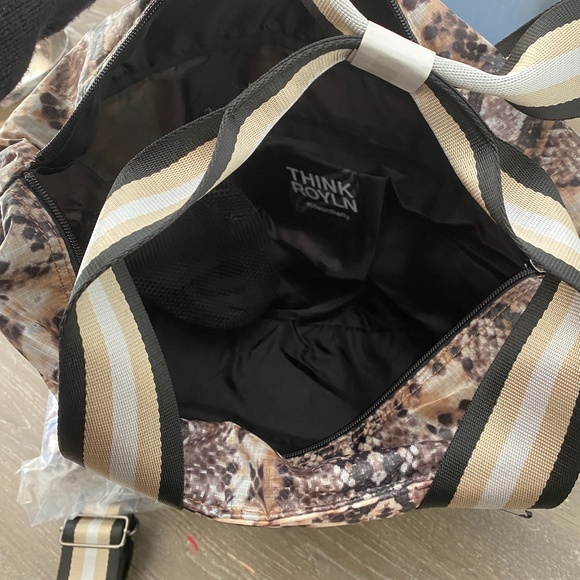 Think ROYLN Junior Wingman Python Gold & Black Bag - Picture 5 of 6
